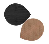 HAPINARY Lot De 2 Semelles De Chaussures Antidérapantes En Cuir Pour Chaussures, Coussinets De Protection Pour Talons Hauts, Coussinets De Remplacement Pour Talon De Chaussure, Coussinets