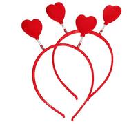 HAPINARY Lot De 2 -têtes En Forme De Cœur Pour Femme Accessoires Pour Cheveux Cupidon Pour Décorations De Fête De La Saint-valentin Bandeau De Costume