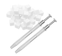 HAPINARY Lot De 200 Mini Éponges Avec Applicateur Outil De Préhension Et Pince Pour Nail Art Lime Bloc Polissoir Et Applicateur D'Éponges Pour Ongles