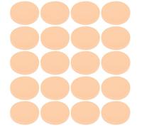 HAPINARY Lot de 24 Éponges à Maquillage Rondes en Coton Latex, Disques Démaquillants Doux et Absorbants pour Visage, Nettoyant et Démaquillant, Accessoires de Maquillage Pratiques