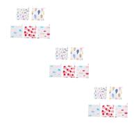 HAPINARY Lot De 3 Débarbouillettes En Coton Serviettes Bavoirs Serviettes En Mousseline Doux Et Absorbants 5 Pièces X 3