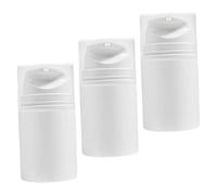HAPINARY Lot De 3 Flacons De Lotion De Voyage À Pompe Sans Air, Flacons Avec Pompe À Pression, Flacons De Type Presse, Sous-Bouteilles D'Emballage, Distributeurs De Pompe Cosmétique