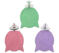 HAPINARY Lot De 3 Pierres À Aiguiser pour Perroquets Perchoirs Et Supports pour Perroquets Et Perruches Elles Servent Également De Coupe-Griffes Et De Jouets À Mâcher