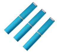 HAPINARY Lot de 3 Sets de Limes à Ongles en Verre Bleu Compact pour Manucure Pédicure, Outils de Soin des Ongles Réutilisables pour Femmes et Jeunes Filles, Utilisation Quotidienne à Domicile Salon