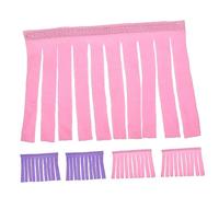 HAPINARY Lot De 4 Accessoires pour Cages pour Petits Animaux, Rideau pour Cages pour Animaux, Hamac pour Cages pour Animaux, Rideau À Pompons, Rideau pour Cachette pour Hamsters, Cachette