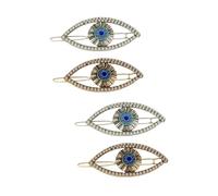 HAPINARY Lot De 4 Barrettes Œil Du Diable, Épingles À Cheveux Halloween, Accessoires De Coiffure, Barrettes De Saint-Valentin, Barrettes À Cheveux Noires, Épingles À Cheveux En Métal Avec