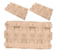 HAPINARY Lot De 4 Plateaux À Vin De Bureau, Porte-Bouteilles, Petit Porte-Bouteilles, Support pour Vin Rouge, Présentoir À Vin, Design Stable, Porte-Bouteilles en Papier