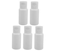 HAPINARY Lot de 5 Bouteilles Rechargeables de 20 Ml en Plastique PE avec Bouchon à Rabat Contenants de Voyage pour Shampoing et Soins Peau Pratiques et Étanches Voyages et L'Usage