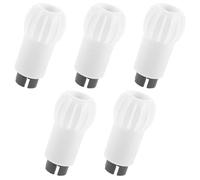 HAPINARY Lot de 5 Connecteurs pour Support de Perfusion Iv 25 Mm vers 19 Mm en Plastique Blanc, Accessoires D’extension Fiables pour Poteau de Perfusion Portable, Pièce de Rechange