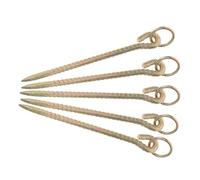 HAPINARY Lot De 5 Piquets d'ancrage pour Chien D'extérieur - Piquet d'attache pour Chèvres, Moutons, Vaches, Clous d'ancrage Au Sol pour Champs D'élevage Et