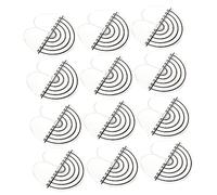 HAPINARY Lot de 50 Boucliers Thermiques pour Extensions de Cheveux Gabarit d'Espacement Protection Isolante Outils de Salon pour Coiffeurs