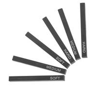 HAPINARY Lot de 6 Bâtons de Fusain Compressés Noirs 2 Doux 2 Moyens 2 Durs Tiges Carrées pour Dessin et Croquis Artistiques Matériel de Dessin pour Étudiants et Artistes Fournitures