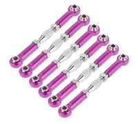 HAPINARY Lot de 6 Biellettes de Liaison de Direction 71 MM en Aluminium pour Modèles Rc 1/10 Camions et Buggies Installation Rapide
