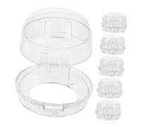 HAPINARY Lot De 6 Couvercles De Commutateur De Cuisinière À Gaz, Protecteurs De Brûleur Supérieur De Cuisinière À Gaz, Couvercles De Bouton De Sécurité De Cuisinière À Gaz, Couvercles De