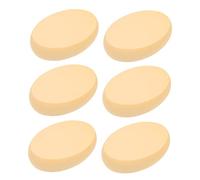 HAPINARY Lot de 6 éponges à ovales en latex épais pour fond de teint faciles à utiliser et économiques