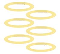 HAPINARY Lot de 6 pinces à cheveux mignonnes sur le thème des anges : accessoires Cupidon pour femmes - Pinces à cheveux avec auréoles pour soirées à thème - Barrettes ange pour la