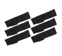 HAPINARY Lot de 6 Pochettes Noires en Tissu Résistantes pour Lampe Torche Portable, pour Camping et Activités de Plein Air