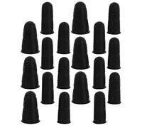 HAPINARY Lot de 6 Sets de Sets de Protège-doigts en Silicone Noir Antidérapants et Réutilisables pour Protection des Bouts des Doigts Lors du Bricolage Cuisine