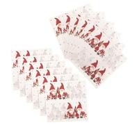 HAPINARY Lot De 60 Serviettes De Table De Noël Sur Le Thème Du Père Noël Serviettes Imprimées En Papier De Table Amusantes Pour Garçons Et Filles Fête Restaurant