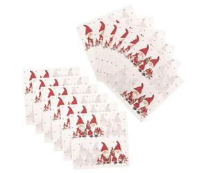 HAPINARY Lot De 60 Serviettes De Table De Noël Sur Le Thème Du Père Noël Serviettes Imprimées En Papier De Table Amusantes Pour Garçons Et Filles Fête Restaurant