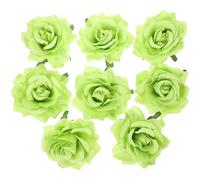 HAPINARY Lot de 8 Barrettes à Cheveux en Tissu Forme de Rose, Pince à Cheveux Fleur Rose Élégante pour Cérémonies et Coiffures Variées, Tenue Ferme Assurée