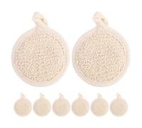 HAPINARY Lot De 8 Disques Exfoliants Pour Le Visage - Outil D'Exfoliation Doux - Soin Du Visage - Accessoires De Soin - Indispensables Pour Votre Routine Beauté - Disques Exfoliants