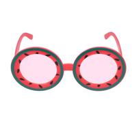 HAPINARY Lunettes de Fête Rouges en Abs au Design Unique Style Hawaïen, Accessoires Amusants pour Danser et Animer Vos Soirées Tropicales