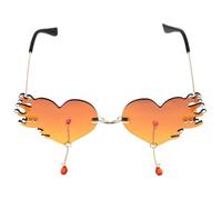 HAPINARY Lunettes Pour Prendre Des Photos Lunettes De Soleil Décoratives Forme De Cœur Verres Polarisés Accessoire De Mode Léger Pour Et Photographier