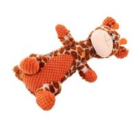 HAPINARY Mâcher pour Chiot en Peluche Girafe Sonore Texture Cornée pour Nettoyage Dentaire Taille Moyenne Interactif Solide pour Chiens Petits et Moyens Couineur pour Chiots