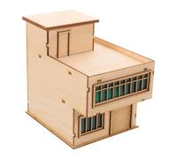 HAPINARY Maquette de Bâtiment Architectural en Bois pour Table de Sable, Modèle Miniature Réaliste Détails Historiques, Kit Éducatif et Décoratif pour Étudiants et Loisirs