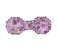 HAPINARY Masque De Nuit Jade Naturel Masque Anti-âge Pour Yeux Avec Thérapie Chaude Et Froide Pour Oculaire Et Maux De Tête Améthyste Relaxation Et