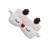 HAPINARY Masque De Sommeil Pour Yeux Peluche Léger Confortable Sans Poche De Glace Pour Dormir Voyager Travailler Sieste