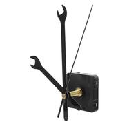 HAPINARY Mécanisme D'horloge Murale Silencieux en Plastique, Remplacement du Mouvement à Quartz pour Horloges de Chambre ou Bureau, Kit 1 Set