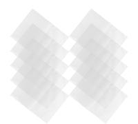 HAPINARY Membrane Accessoires Pédagogiques Pratiques Semi-perméable 15pcs en Cellophane pour Expérience Scientifique pour Laboratoire et Projets Scolaires