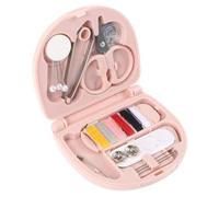HAPINARY Mini Boîte Couture Portable avec Compartiments Multiples Kit Voyage de Couture pour Adultes Rangement Sécurisé pour Aiguilles Design Compact et