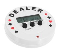 HAPINARY Minuterie Poker Numérique Portable à Compte à Rebours Timer Compact pour Jeux de Société et Étude Minuteur Précis à Bouton pour Parties et Réunions