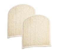 HAPINARY Moufles de Bain Exfoliants en Loofah 2Pcs Moufles Bain Exfoliants Nettoyage Profond Confortable Utilisation Facile