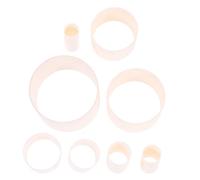 HAPINARY Moule à Pétales en Plastique 8 Pièces, Outil de Fabrication de Fleurs Artificielles Manchons Confection de Fleurs, pour Utilisation et Bricolage
