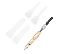 HAPINARY Moule à Stylo-Plume Silicone Époxy 4 Pièces Kit DIY Plume en Laiton et Paquet D’Encre pour Bricolage Manuel Création Artisanale Loisirs Créatifs