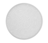 HAPINARY Moule Silicone pour Tarot Et Astrologie Cristal Époxy Forme De Miroir Outil Pratique pour Créations Artisanales