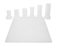 HAPINARY Moules à Pièces d'Échecs Flexibles en Silicone Soi-Même, Grand Échiquier Inclus, pour Loisirs Manuels et Moments Conviviaux en Famille