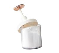 HAPINARY Mousseur Nettoyant Visage Plastique Gris Blanc or Petit Format Production Rapide De Mousse Voyage Usage Visage Shampooing Liquide