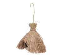 HAPINARY Nichoir de Goutte Suspendu en Paille Tissée la Main, Abri Artificiel Naturel pour Oiseaux, Décoration Cage Oiseau pour Jardin et Balcon, pour Petits Oiseaux