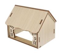 HAPINARY Nid De Cochon Dinde en Bois pour Animal De Compagnie Maison pour Hamster Cage À Une Pièce Scène Décorative Version Stores