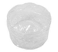 HAPINARY Organisateur de Jouets en Plastique Transparent, Canapé Pouf DIY Housse Zippée, Rangement Peluches et Vêtements pour Chambre Individuelle à Louer