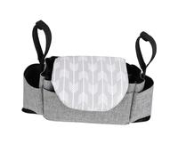 HAPINARY Organisateur pour Poussette Porte-gobelet, Rangement Suspendu en Tissu Oxford pour Biberons et Couches, Utile en Promenade