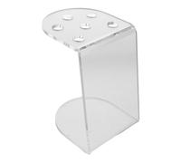 HAPINARY Organisateur Transparent pour Outils de Salon Support de Peigne et Ciseaux Acrylique Rangement de Bureau pour Coiffeurs et Barbiers Présentoir Multifonction pour Accessoires de