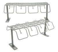 HAPINARY Organiseur de Câbles Panier Suspendu en Plastique sous Bureau 2pcs Vert Économise l'espace du Bureau et Range Câbles Multiprises