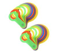 HAPINARY Outil de Calibrage des Fruits en Plastique 2pcs Anneaux Mesure pour Dimensionner et Classer les Fruits pour la Classification des Aliments Couleur Aléatoire
