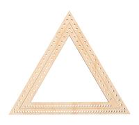 HAPINARY Outil de Fabrication Artisanale 2pcs en Bois Structure Solide et Bords Lisses, Cadre Attrape-rêves Triangulaire pour Tissage et Loisirs Créatifs